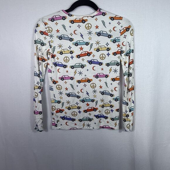 Posh Peanut Desmond Cars Classic Bamboo Long Sleeve Pajama PJ Set Size 10Y-12Y - Picture 3 of 12